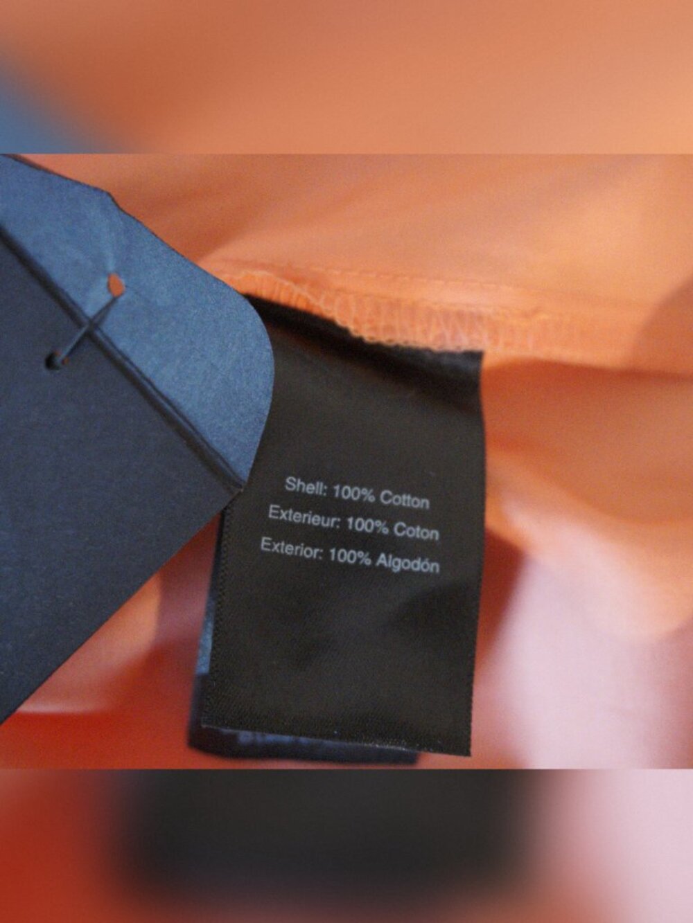 ๐ NWT Donna Karan Peach / Coral Belted Shirt Dress Size 12 ๐ - Picture 8 of 8